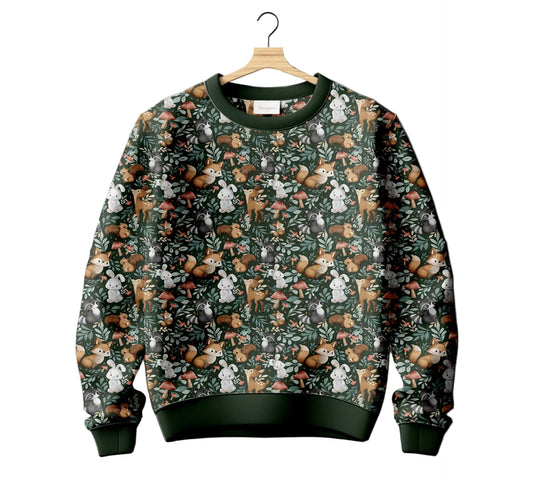 Woodland Friends Crewneck Sweatshirt